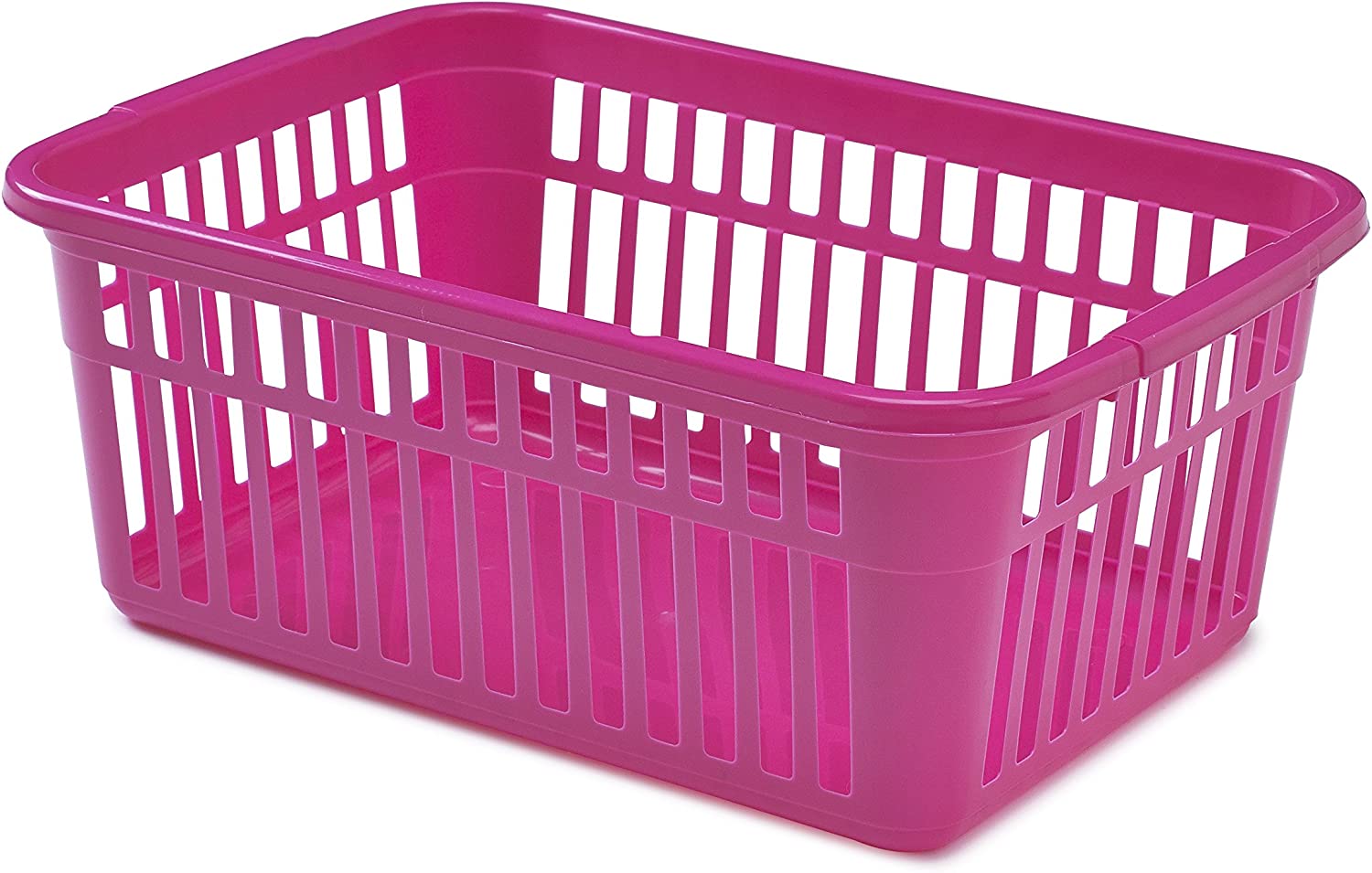 Whitefurze Handy Basket, Pink, 45cm Whitefurze Handy Basket, Pink, 45cm